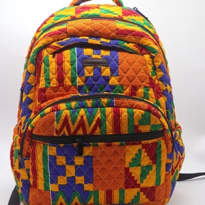 Kente Backpack/ Kente Bag/ African Backpack/ African Bag image 5