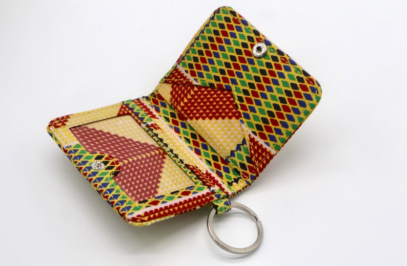 African Ankara Lanyard Wallet image 1