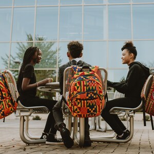 African Kente Backpack Gift Set image 3