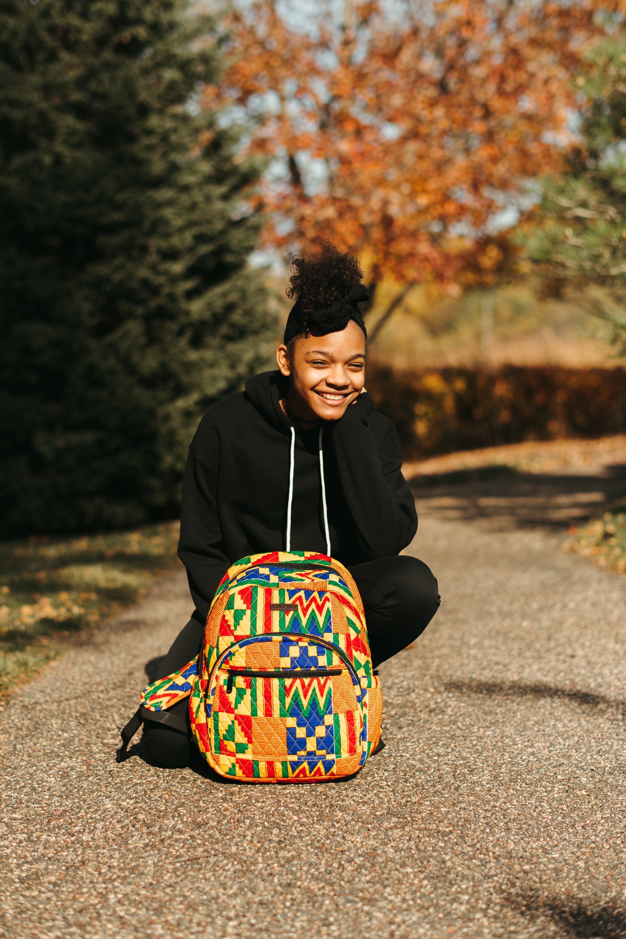 Kente Backpack/ African Print Backpack/ African Backpack