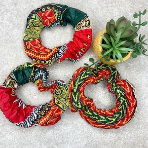 African Print Scrunchie