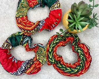 African Print Scrunchie