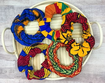 Ankara Scrunchie Gift Set