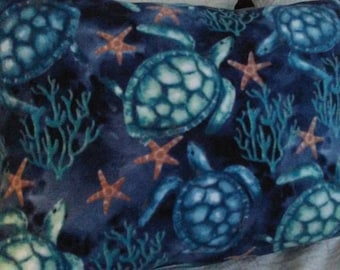 Sea Turtle Fleece Pillow