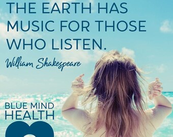 Blue Mind Magnet: "The Earth Has Music For Those Who Listen."