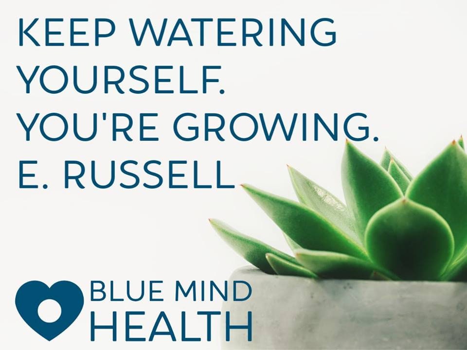 Blue Mind keep Watering Yourself. You're Growing. Etsy