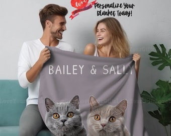 Custom Pet Blanket Personalized Pet Name Blanket Custom Cat Blanket Personalized Dog Blanket Custom Cat Blanket Pet Face Blanket Dog Mom Dad