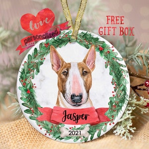 Bull Terrier Ornament Etsy