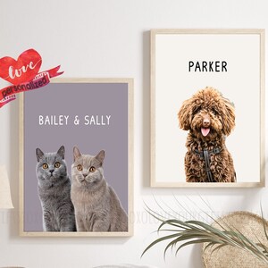Custom Pet Portrait from Picture Custom Dog Portrait Custom Cat Portrait Pet Memorial Gift Pet Loss Gift Dog Memorial Cat Drawing Pet Lover
