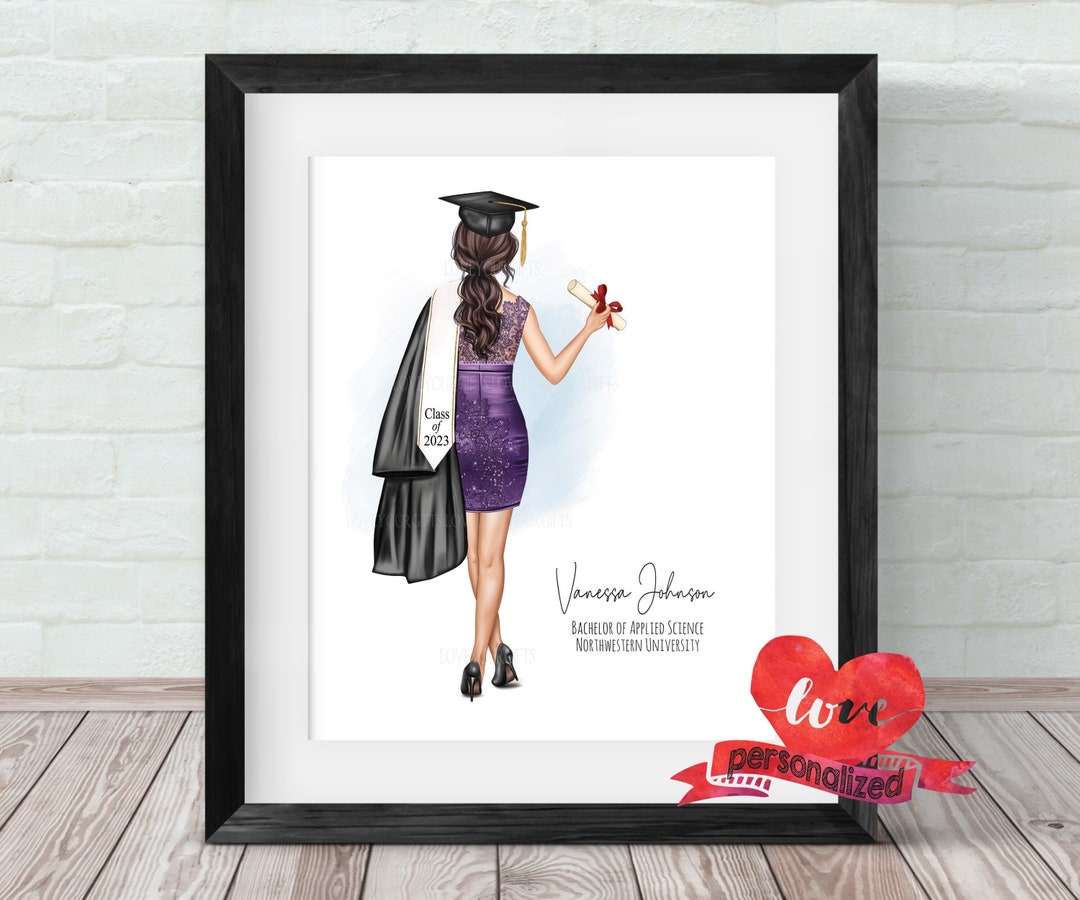 Personalized Graduation Print, Graduation Gift, Friends Graduation ...