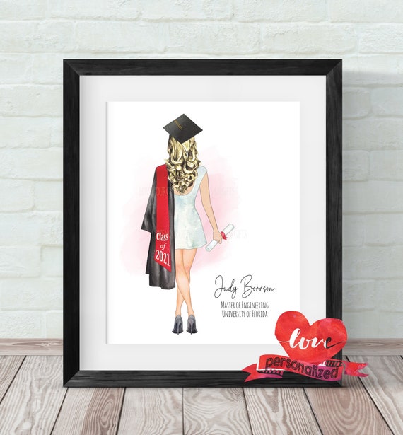 Personalized Graduation Print, Graduation Gift, Friends Graduation Gift, Sister  Graduation College Graduate Daughter Graduation Custom Grad - Etsy