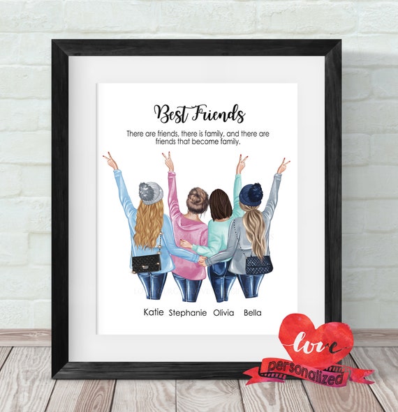 Friends TV Show Inspired Picture Canvas, Wedding Gift For Friends, The One  Where Get Married, Bridal Shower Personalized Gift Newlywed - Stunning Gift