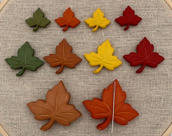 Fall Leaves Needle Minder | Autumn | Foliage | Leaf | Magnetic Needle Minder | Needle Nanny | Keeper | Cover Minder