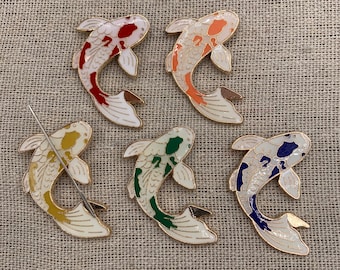 Koi Needle Minder | Fish | Goldfish | Yellow | Red | Blue | Orange | Green | Magnetic Needle Minder | Needle Nanny | Keeper