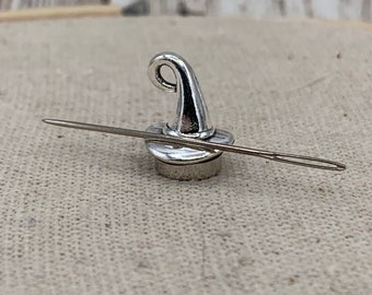 Mini Witch Hat Needle Minder | Wizard | Halloween | Spooky | Witchy | Magnetic Needle Minder | Needle Nanny | Keeper | Cover Minder