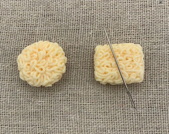 Ramen Needle Minder | Noodle | Soup | Food | Quirky | Geeky | Kawaii | Magnetic Minder | Needle Nanny | Keeper | Cover Minder