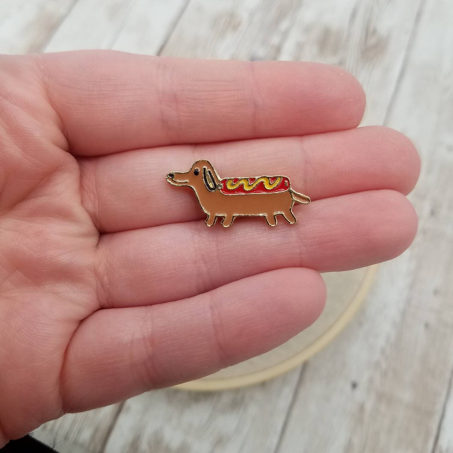 Wiener Hot Dog Needle Minder Dachshund Pup Pupper Etsy