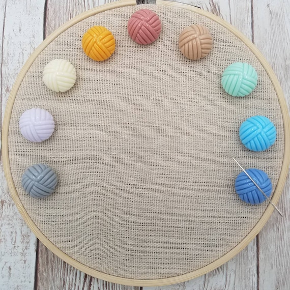 Yarn Ball Needle Minder | Yarn Needle Minder | Knit | Crochet | Magnetic Needle Minder | Needle Nanny | Cross Stitch | Yarn Magnet