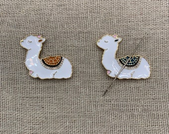 Sleeping Llama Needle Minder | Alpaca | Magnetic Needle Minder | Nanny | Keeper | Cover Minder
