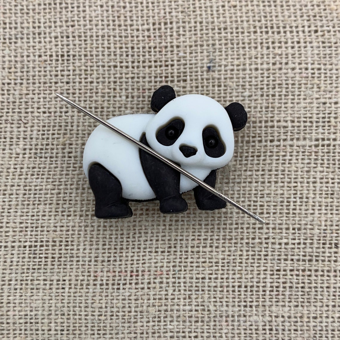 Panda Needle Minder Bear Magnetic Needle Minder Nanny | Etsy