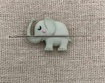 Cute Elephant Needle Minder | Adorable | Animal | Magnetic Needle Minder | Needle Nanny | Keeper | Cover Minder