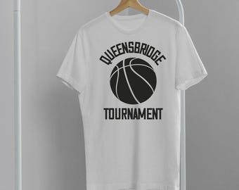 Queens Basketball Tournament QB T-shirt