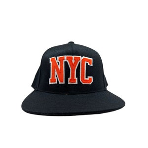 New York City black snap back hat NYC