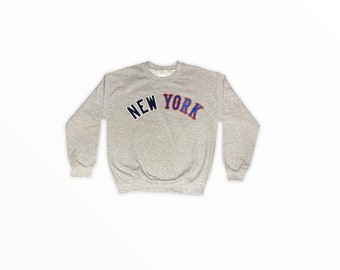 New York Baseball Team Sweater: Queens vs Bronx NY