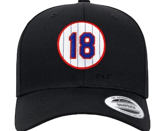 New York Mets Legend Darryl Strawberry #18 hat