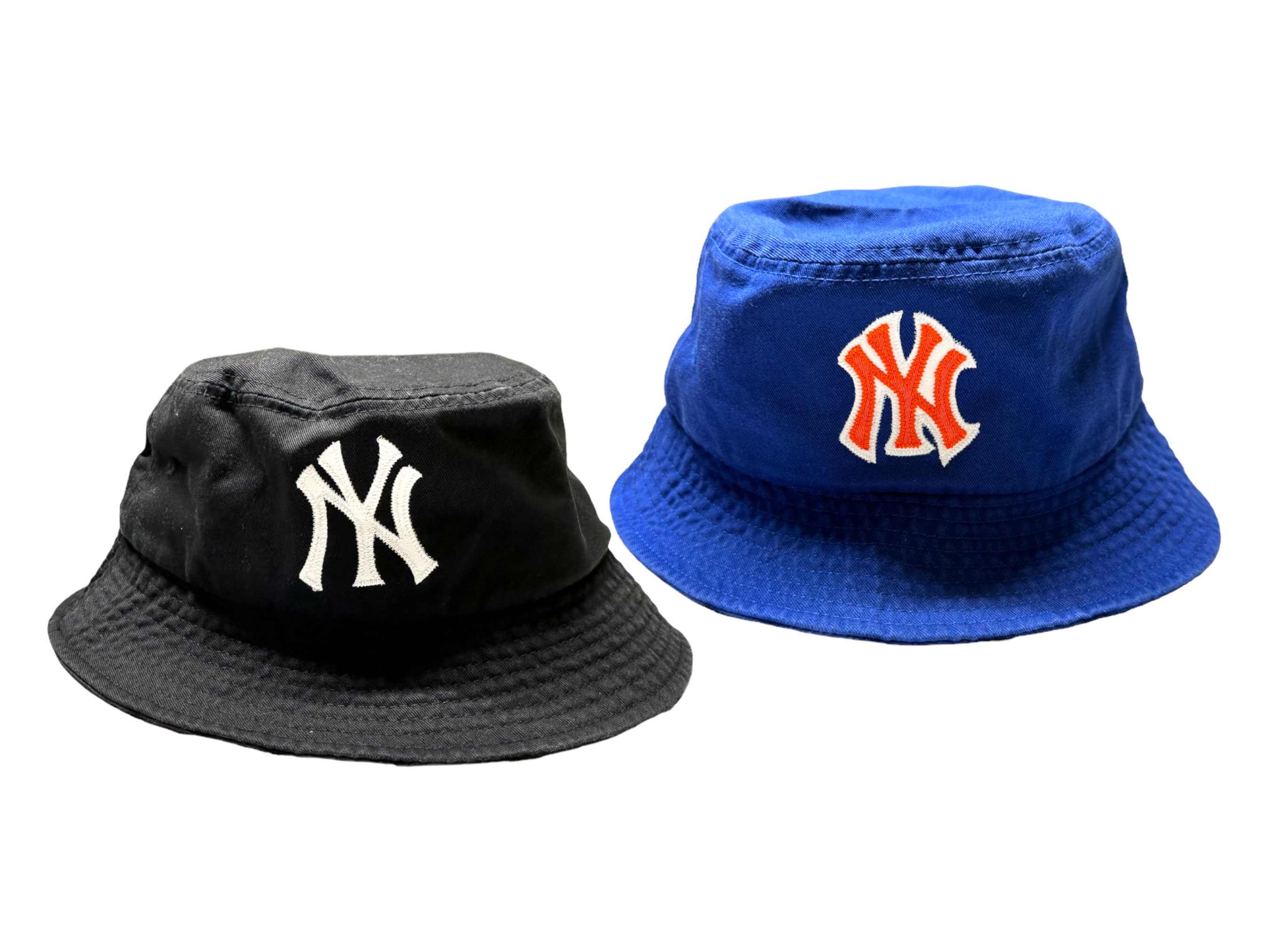 New York Knicks X Yankees Bucket Hat Etsy