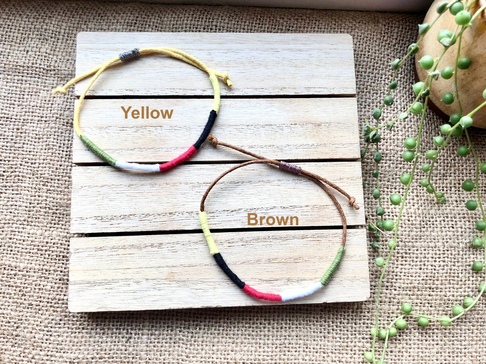 5 Colors Gospel Bracelet Christian String Bracelet String Etsy Canada