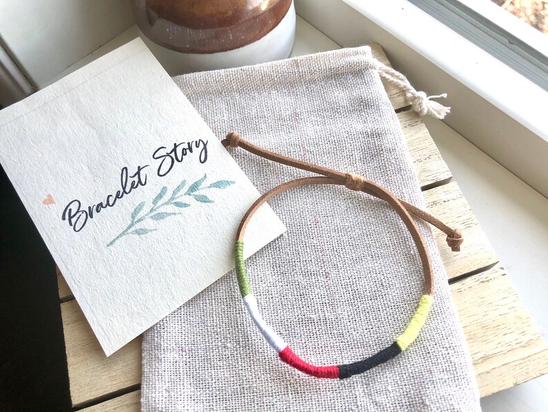 5 Colors Gospel Bracelet Christian String Bracelet String Etsy Canada