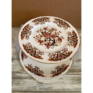 Colclough Bone China Royale Kuchenteller 8525 - Vintage England - 2er-Set