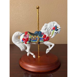 Franklin Mint Carousel Horses - Etsy