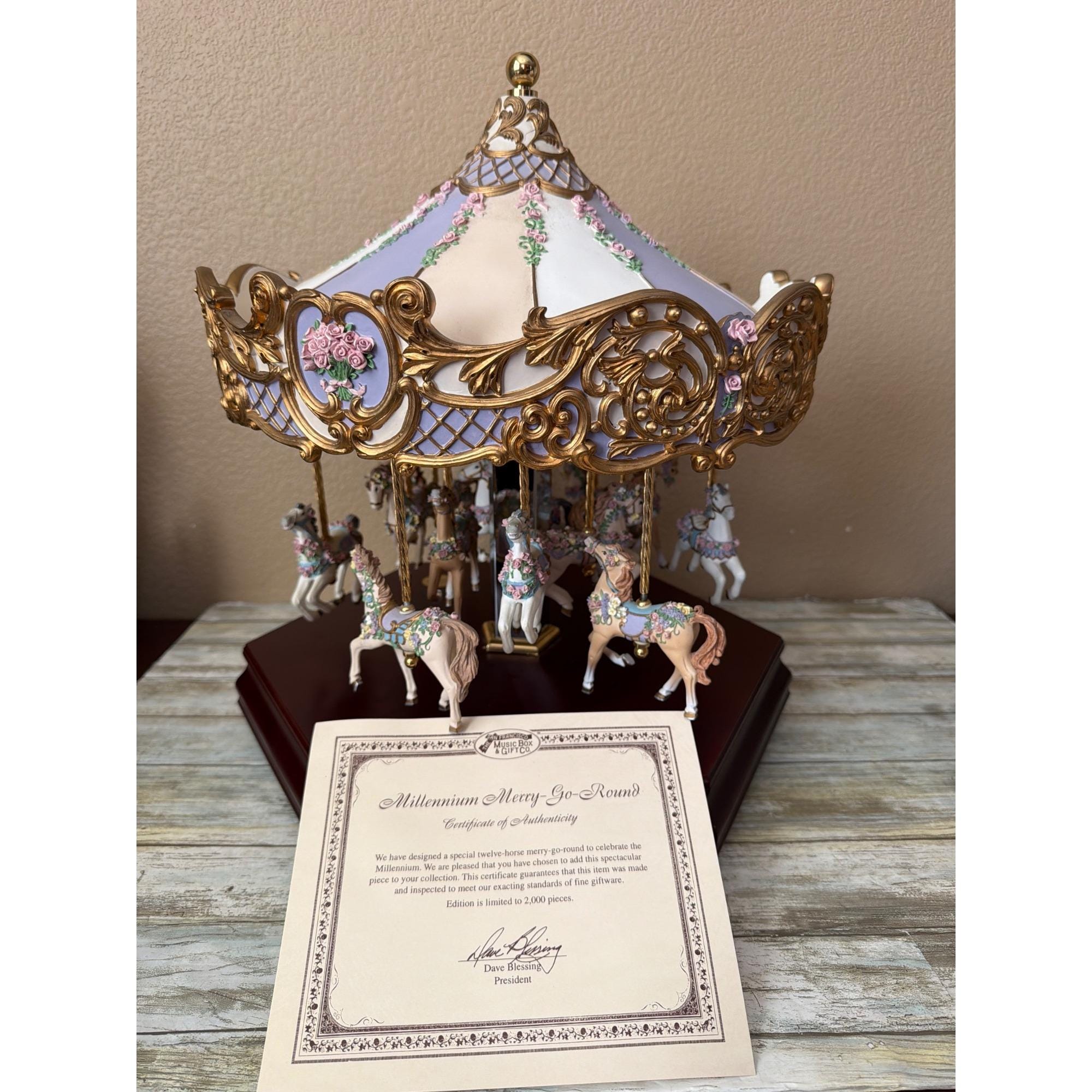 San francisco music box carousel horse - Etsy 日本
