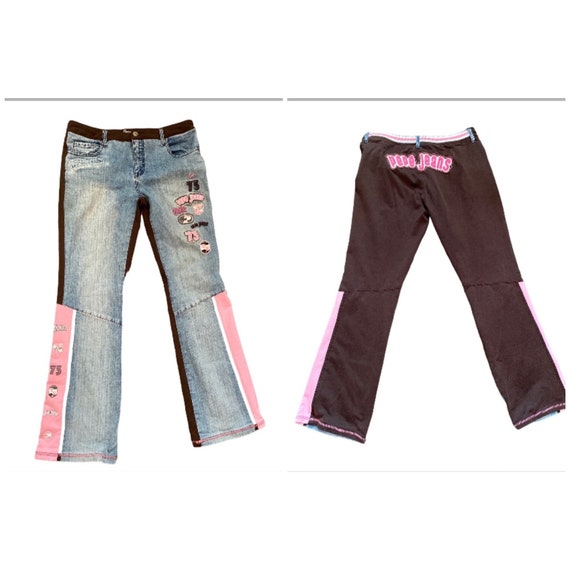 1990's Vintage Flare Denim Jeans - Gem