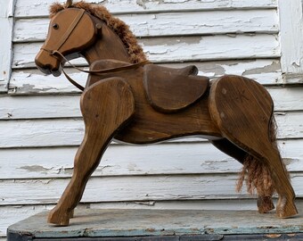 amish rocking horse