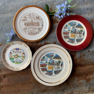 Wyoming Souvenir State Plate, Wyoming Geschenke und Souvenirs, Wanddekor