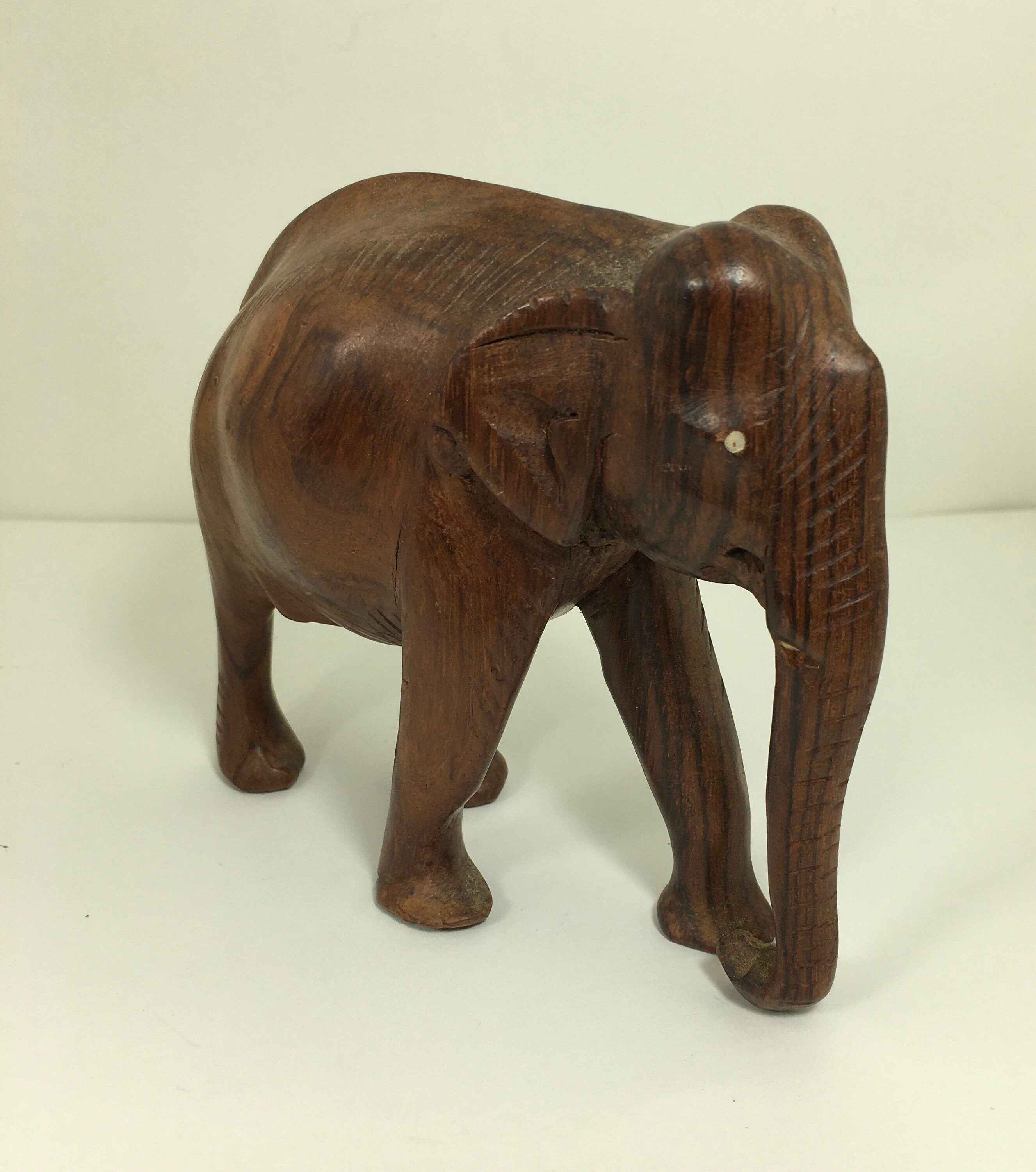 Handcarved Wooden Elephant From Trinidad Etsy