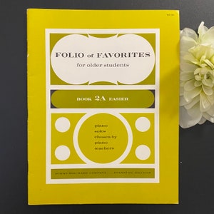 Folio of Favorites for Older Students - Book 2A Easier (Piano)