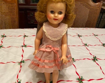 ビンテージ 青いセーラー服シャーリー・テンプル人形44cm 裸足 IDEAL社 ビンテージ 青いセーラー服シャーリー・テンプル人形44cm 裸足