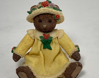 Lil 'Puppe Jenny Bear von United Design Corp., Teddybär Figur im gelben Kleid