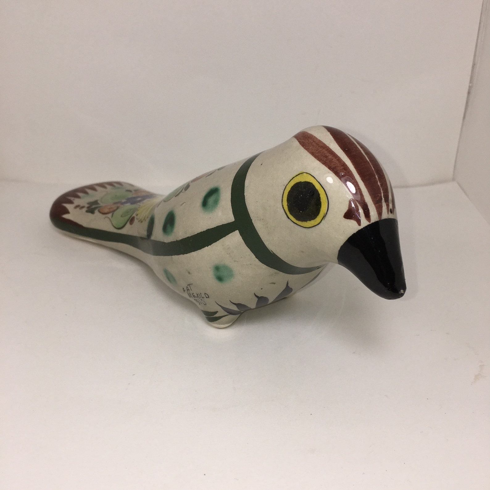 Vintage Pottery Bird Tonala Pottery Ceramic Bird Handcrafted Etsy