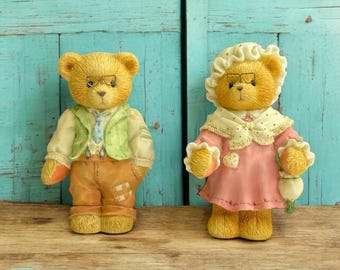 Cherished Teddies Grandma Grandpa Figurine