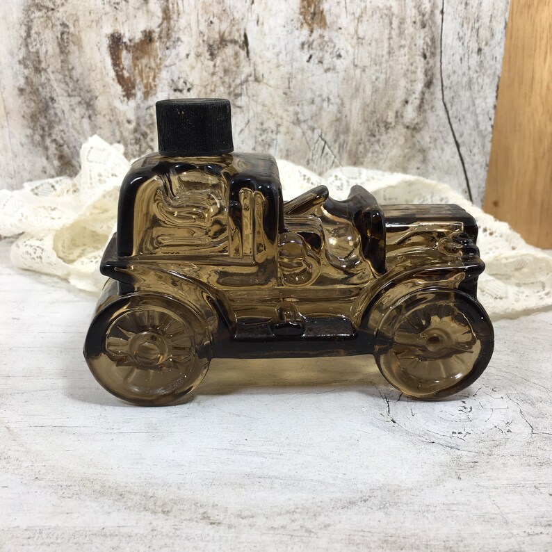 Avon Car Cologne Bottle Vintage Avon Amber Brown Antique Car Etsy