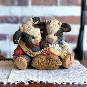 Mary&#39;s Moo Moos We Make A Great Team Enesco 1995 -