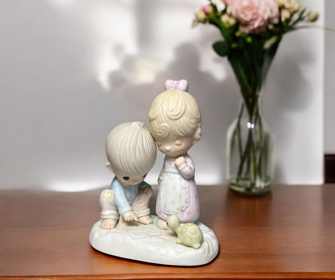 Vintage Precious Moments Thou Art Mine Figurine, - Etsy