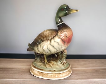 Vintage Mallard Duck Figurine by H & B Japan