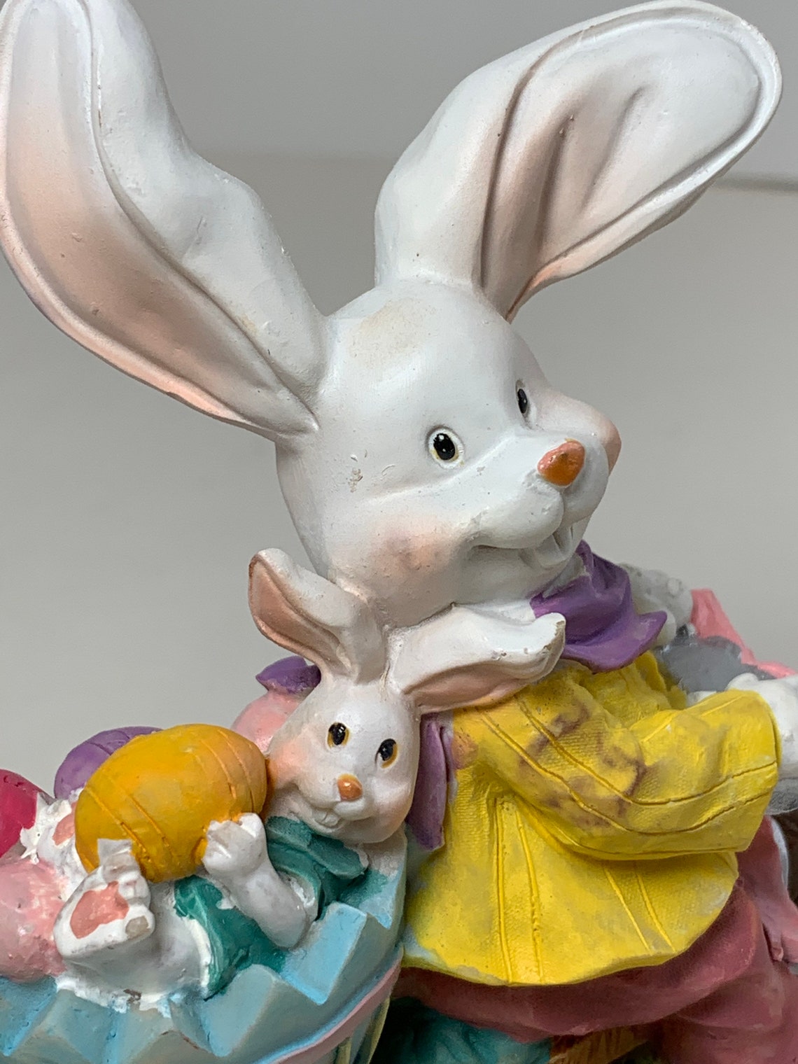 Rabbit Figurine Easter Bunny by Ks Collection vintage Etsy