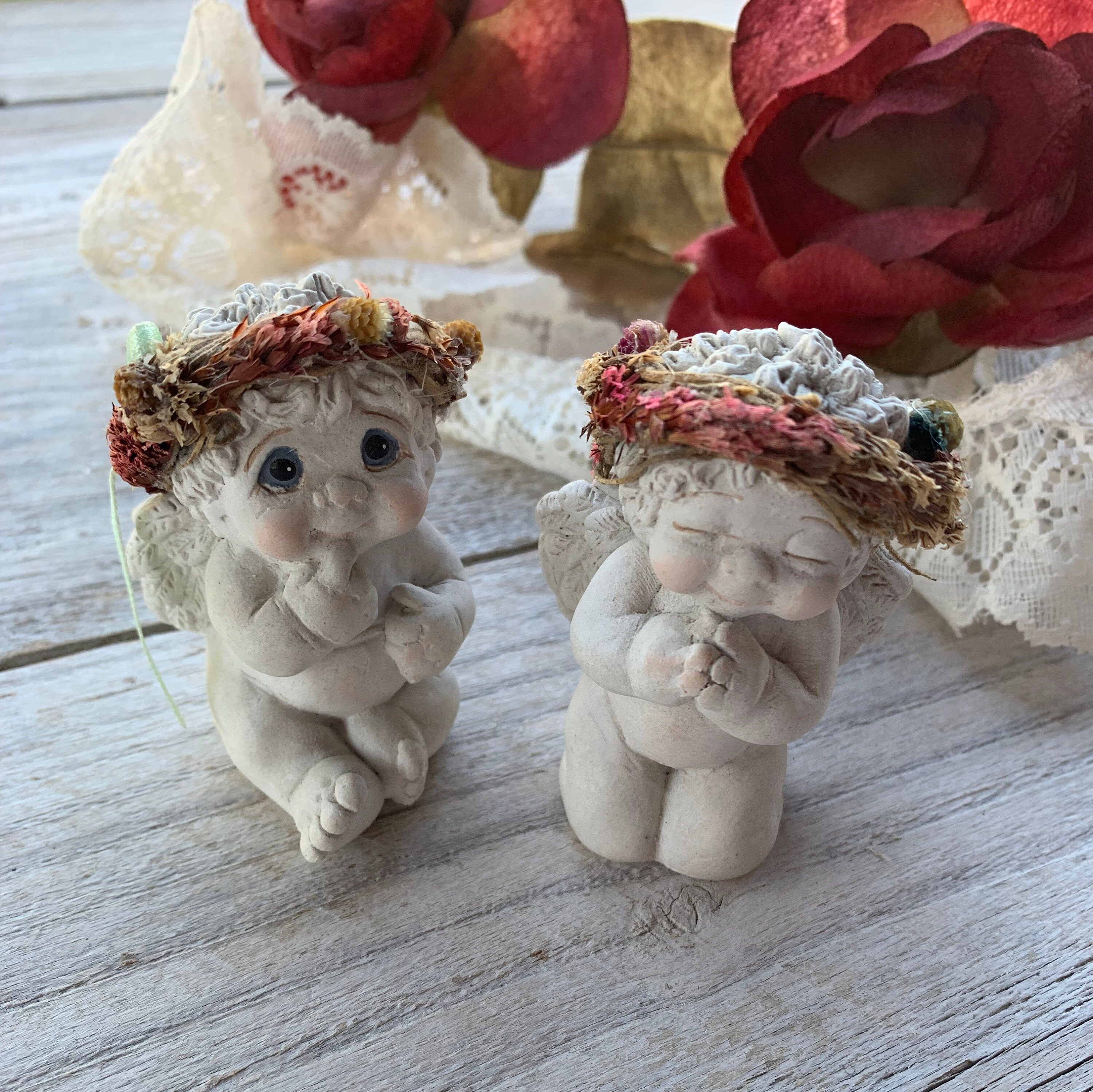 Vintage Dreamsicles Cherub Angel Figurines Finger Food - Etsy Vintage Dreamsicles Cherub Angel Figurines Finger Food - Etsy